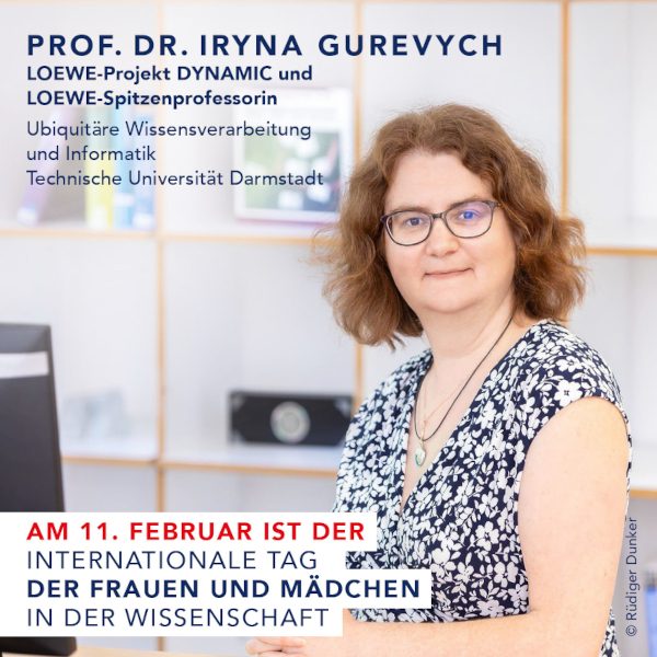 Portrait von Prof. Dr. Iryna Gurevych